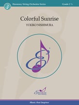 Colorful Sunrise Orchestra sheet music cover